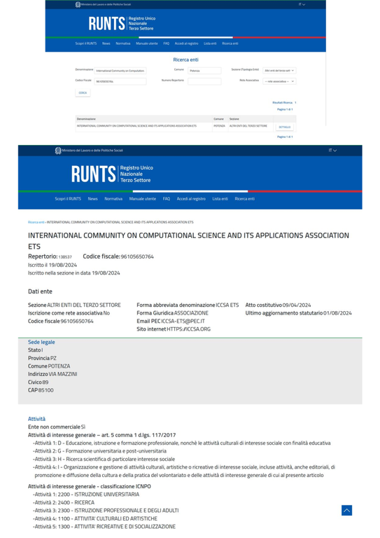 Query To RUNTS Registry